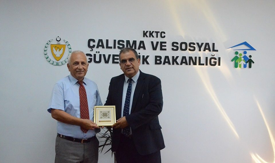 Çalışma ve Sosyal Güvenlik Bakanı Sn. Faiz Sucuoğlu’na Nezaket Ziyaretinde Bulunuldu