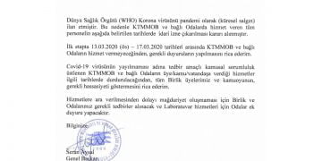 KTMMOB Başkanlık Kararı Bilgilendirmesi