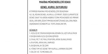 Genel Kurul Duyurusu