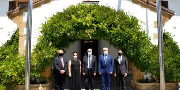 KKTC Cumhurbaşkanı Sn. Mustafa Akıncı’ya Nezaket Ziyaretinde Bulunuldu