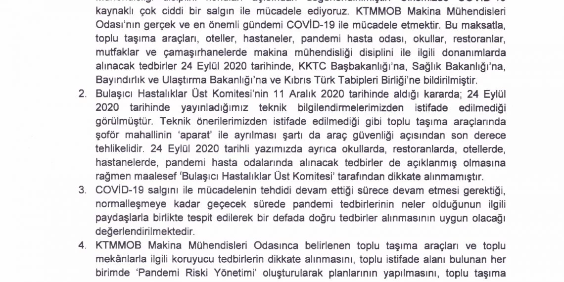 Kamuoyu Bilgilendirmesi