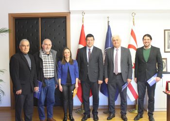 KTMMOB MAKİNA MÜHENDİSLERİ ODASI, DAÜ REKTÖRÜ PROF. DR. HASAN KILIÇ’I ZİYARET ETTİ