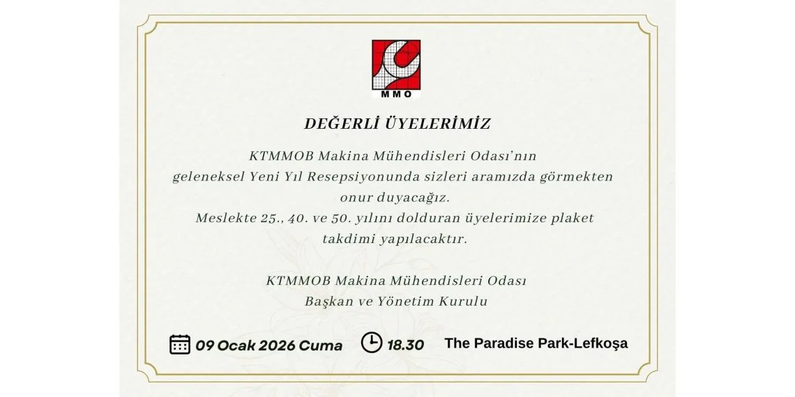 Yeni Yıl Resepsiyonu
