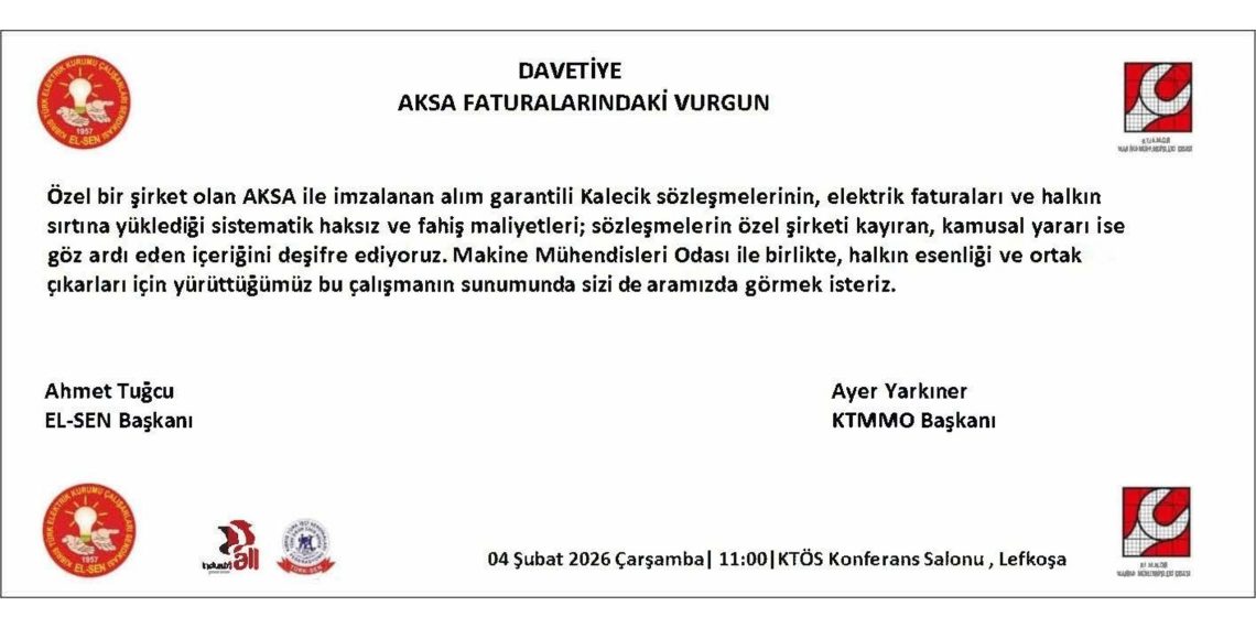 Aksa Faturalarındaki Vurgun
